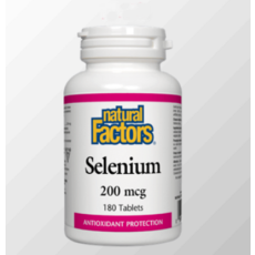 네추럴팩터스 셀레늄 Natural Factors Selenium  200mcg 180정