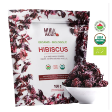 Nuba Organic Hibiscus Whole Flowers 오가닉 히비스커스 홀 플라워 티 50g